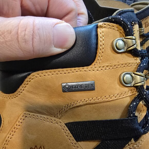 Timberland Premium 6" Waterproof Wheat Nubuck GORE-TEX VIBRAM BOOTS MENS 11 NEW - Picture 4 of 15